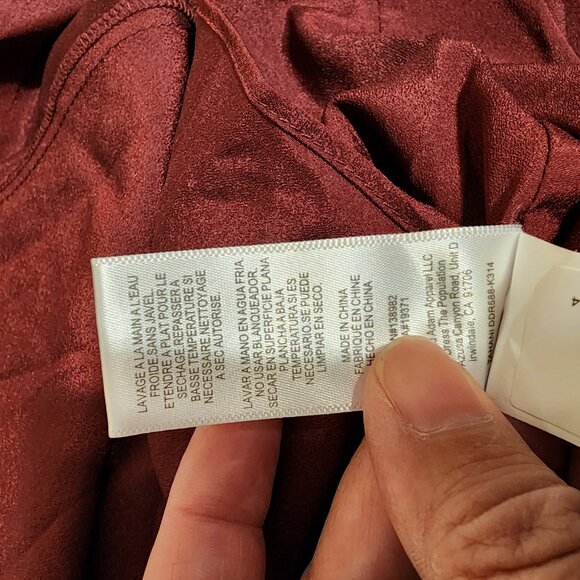Dress the Population Tahani Dress NWT Burgundy XXL - Picture 11 of 13